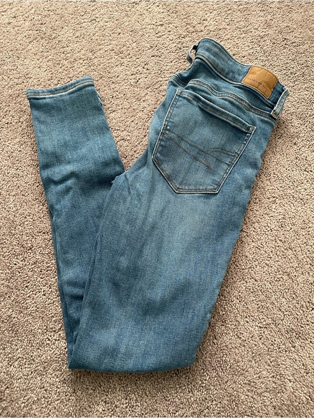 American Eagle Outfitters Women's Medium Blue Skinny Jeans